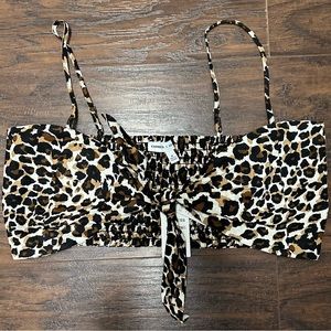 NWT women’s express x rocky Barnes tie front bralette top